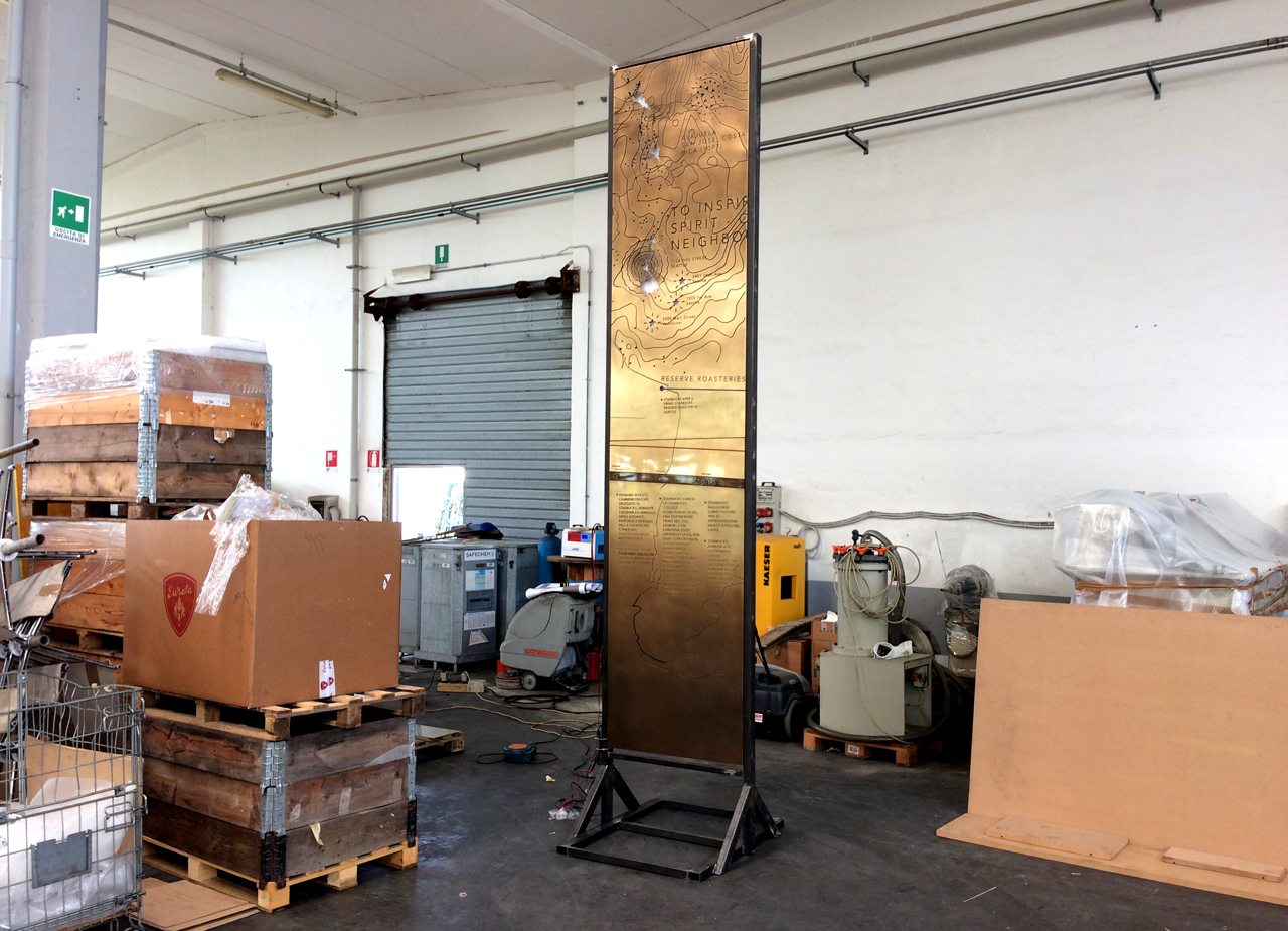 Starbucks Data Wall Experience — Information is Beautiful Awards