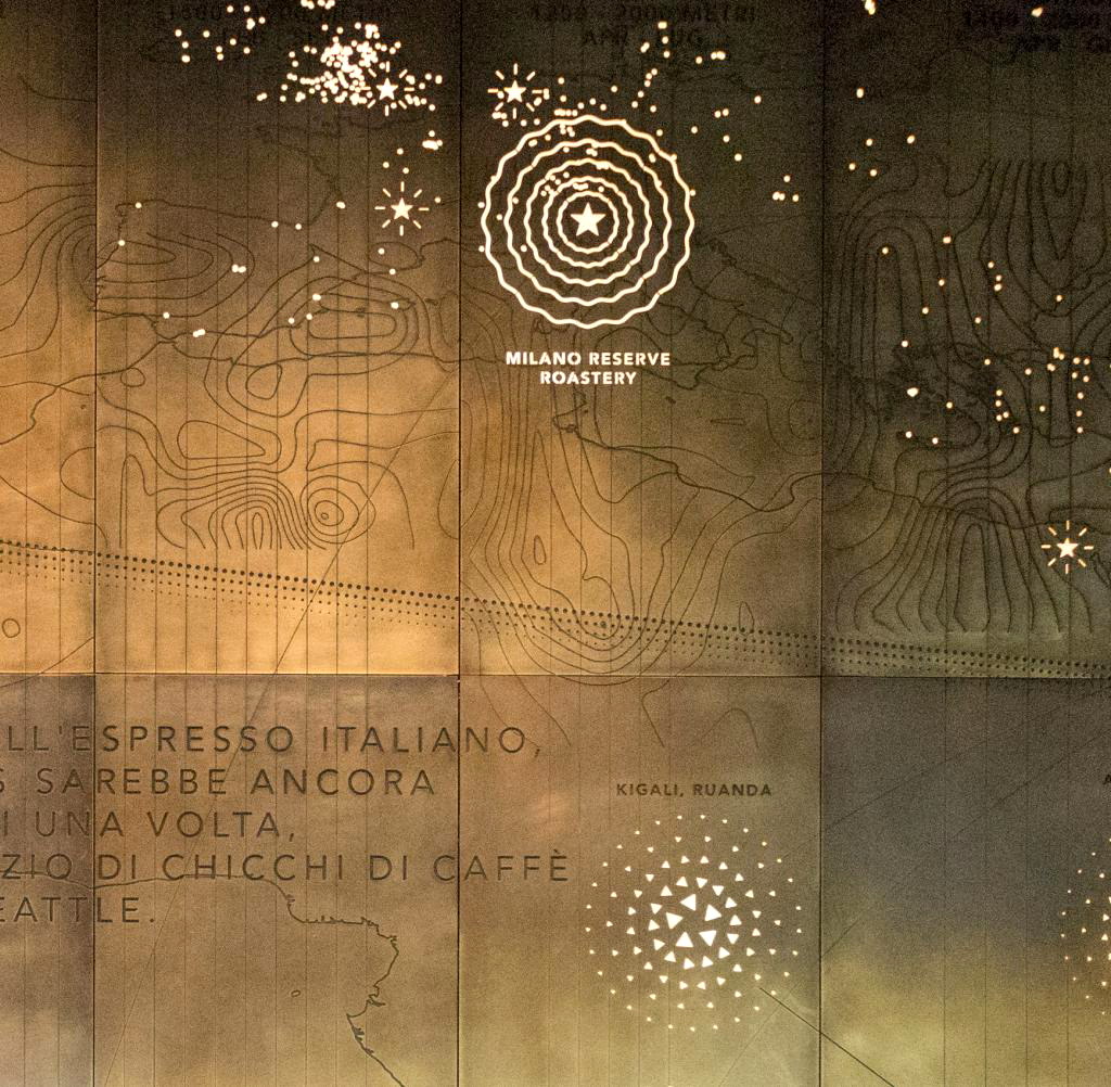 Starbucks Data Wall Experience — Information is Beautiful Awards